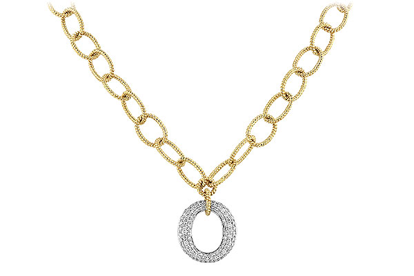 A236-19941: NECKLACE 1.02 TW (17 INCHES)