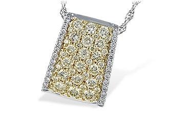 B235-29950: NECK .95 YELLOW DIAS 1.09 TW