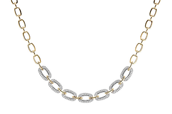 F319-83568: NECKLACE 1.95 TW (17 INCHES)