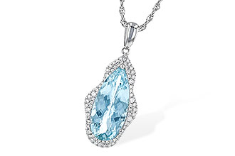 G236-24486: NECK 3.97 AQUAMARINE 4.20 TGW